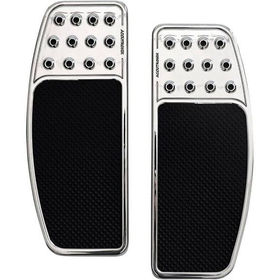 Accutronix Drilled Original Chrome Front Floorboards (FBF01-DOC)