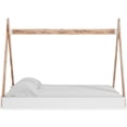 thumbnail image 5 of Signature Design by Ashley Contemporary Piperton Full Tent Complete Bed in Box  Two-tone Brown/White, 5 of 8