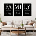 thumbnail image 5 of Merry-XMAS Family 12"X16" Framed Canvas Art Prints (Set of 3), 5 of 6