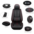 thumbnail image 2 of Fit for Subaru Impreza 2026, Black and Coffee Car Seat Covers, PU Leather Full Set of 5 Seats Waterproof Protect and Upgrade Seats, Airbag-Compatible, 2 of 7
