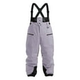 thumbnail image 6 of YOIAVIAOY Womens Snow Ski Pants Overalls Waterproof Athletic Bibs Workout Casual Winter Warm Bib Purple L, 6 of 7