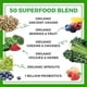 thumbnail image 4 of Orgain Organic Greens Powder + 50 Superfoods, Original - 1 Billion Probiotics for Digestive Health, Antioxidants, Vegan, Plant-Based, Gluten-Free, Non-GMO, Green Juice & Smoothie Drink Mix - 0.62lb, 4 of 5