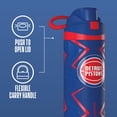 thumbnail image 4 of Hydrapeak x NBA Officially Licensed Detroit Pistons Oasis 20 oz Insulated Kids Water Bottle, Stainless Steel Water Bottle Kids with Chug Lid, Push Button, 4 of 6