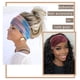 thumbnail image 4 of Diademas anchas, turbantes elásticos, bandas para el cabello anudadas, bandas elásticas para el sudor para hacer ejercicio, yoga, correr, deportes, pañuelos para la cabeza grandes para mujeres, 4 of 5