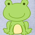 thumbnail image 2 of CafePress - Frog - Cute Infant Baby Football Bodysuit, 2 of 3