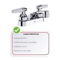 thumbnail image 3 of Mezcladora de 4” para Lavabo con Manerales Tipo Cono, Primo Esencial, IUSA, 3 of 3