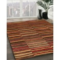 thumbnail image 2 of Ahgly Company Indoor Square Abstract Saffron Red Abstract Area Rugs, 5' Square, 2 of 6
