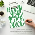 thumbnail image 3 of FORMRS Acrylic Clipboard with Low Profile Clip Standard A4 Letter Size, 12.5" x 9", Cactus Pattern, 3 of 8