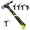 1PC, variant on Adjustable Claw German Hammer, 32 oz Forged Carbon Steel with Magnetic Nail Puller