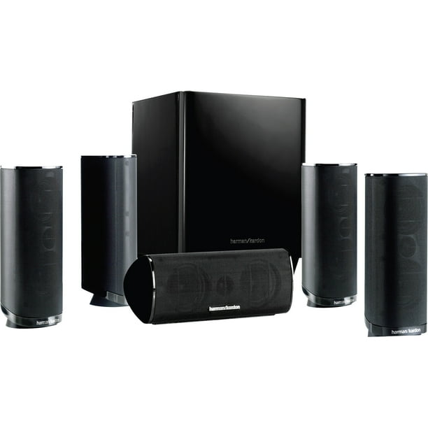 Harman Kardon HKTS 16BQ 5.1 Channel Home Theater Speaker Package (Black