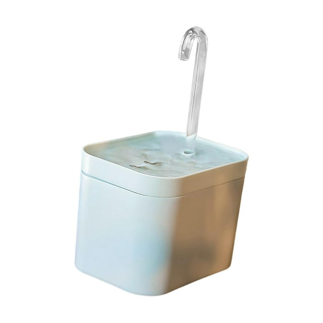 Fuente de agua para gatos Dispensador de agua eléctrico Fuente de agua para mascotas Agua 16x11.5x12.5cm Yuyangstore Bebedero para gatos