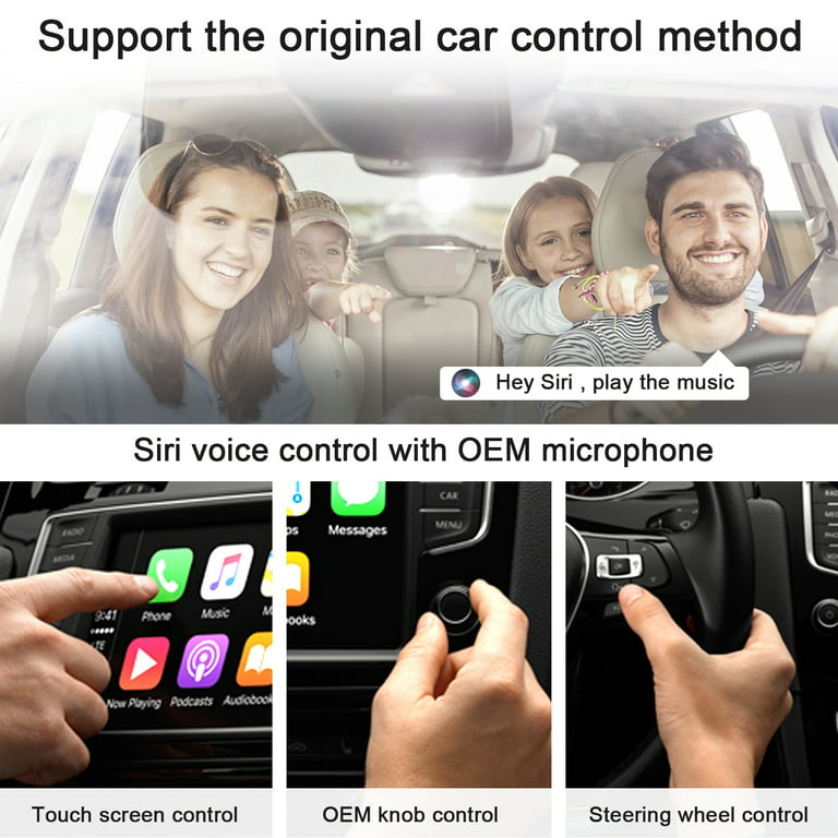 Tht-020-9-1 Car Wireless Android Auto Carplay Wired to Wireless