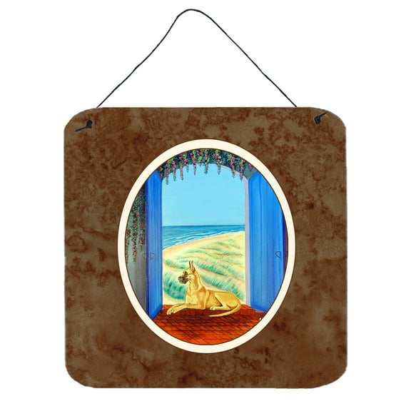 Carolines Treasures 7250DS66 Great Dane Wall or Door Hanging Prints 6x6 multicolor