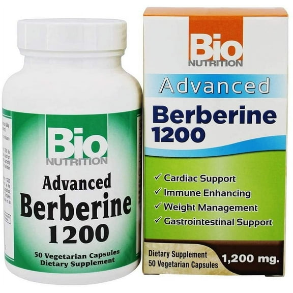 Bio Nutrition Advanced Berberine 1200 50 Vc