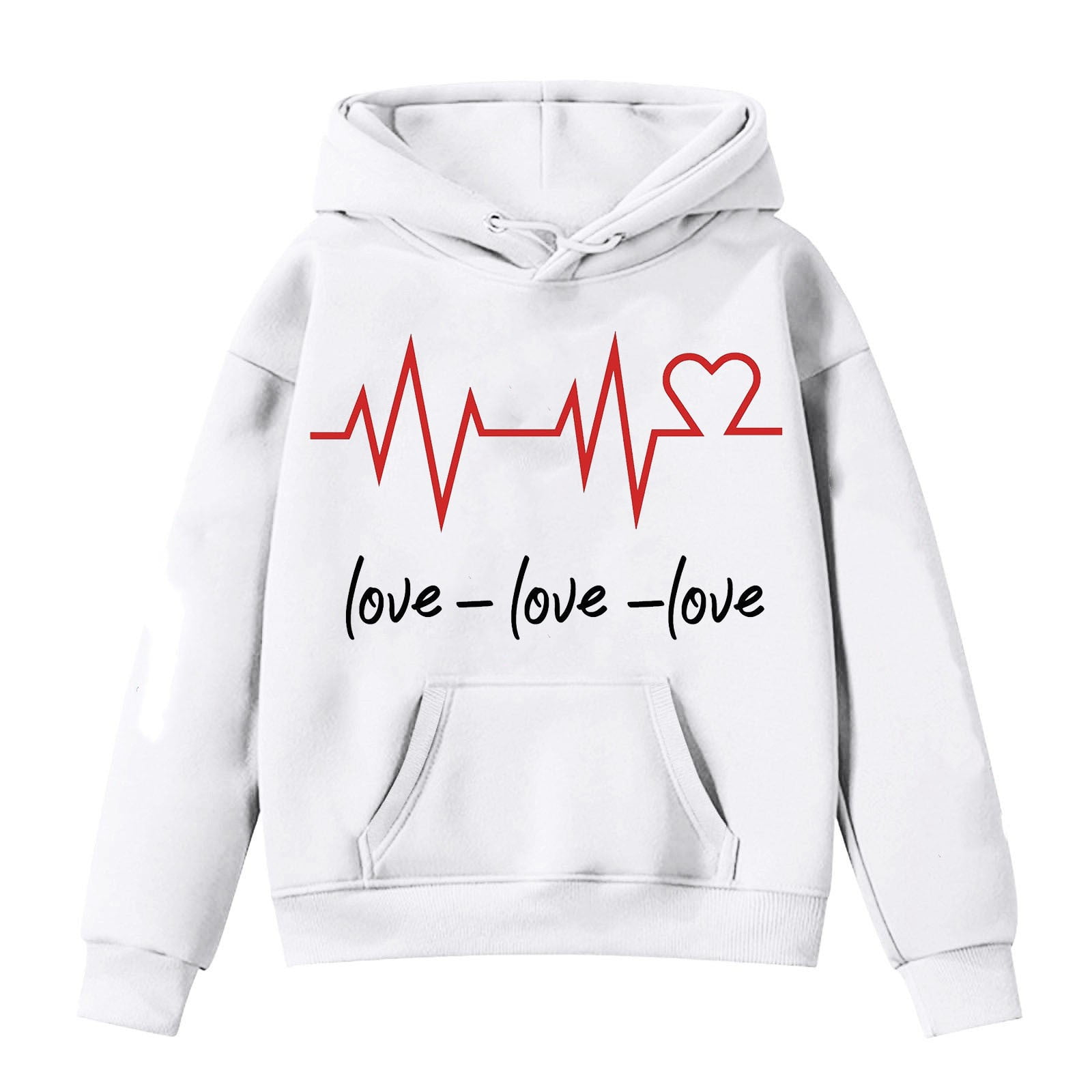 VJATTWR Valentines Day Sweatshirt Minimalist Valentine