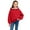 Red, variant on Children Oversized Hoodies Boys Girls Solid Color Pullover Long Sleeve Hooded Sweatshirts Kids Fashion Casual Tops Girl's Oversized Hoodies Navy 13-14Y