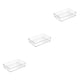 thumbnail image 5 of Matsuzay Contenedores de almacenamiento transparentes y de diferentes tamaños para una fácil organización Caja cuadrada ligera y portátil L Type1 NO1, 5 of 6