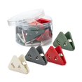 thumbnail image 1 of Mr. Pen- Clips De Papel De Esquina Paquete De 20 Clips De Esquina De Archivo Triangular De 4 Colores Clips De Esquina Para Papel Clips De Papel Triangulares Clip De Esquina De Archivo Transparente Tri, 1 of 5