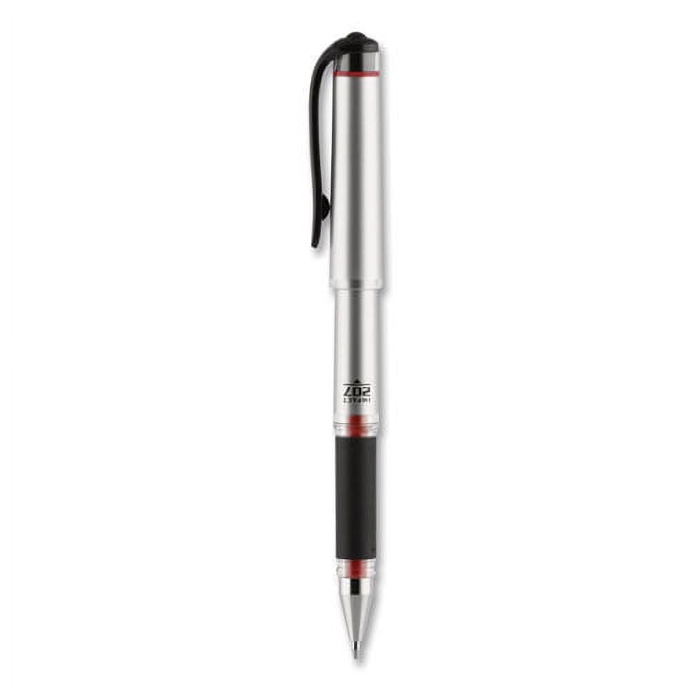 "207 Impact Gel Pen, Stick, Bold 1 Mm, Red Ink, Black Barrel | Bundle of 2 Dozen"