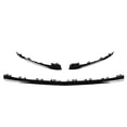 thumbnail image 2 of Car Front Body Kit, Impact  Left Middle Right Perfect Fit Gloss Black Front Bumper Trim Molding  for Upgrade, 2 of 8