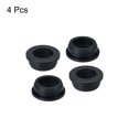 thumbnail image 3 of 4Pcs T Shape Rubber Grommet Mount Dia 36.3mm ID 25mm H 16mm Seal Protection Hole Plugs Cable Pipe Black, 3 of 5