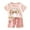 B1113-Pink, variant on UAYOTSE Baby Boys Girls Summer Tracksuit Outfits Set Clothes 6M 1T 2T 3T Toddler Boys Short Sleeve Color Tops and shorts 2 Piece Casual Summer Clothing for Kids Boys Girls,Sizes 9-18 Months