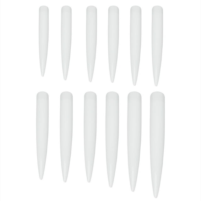 Puntas de uñas extralargas, 120 piezas Puntas de uñas postizas de uñas extra largas Rendimiento lleno de potencia de uñas postizas largas