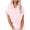 Light Pink, variant on Women Casual Short Sleeve Solid Shirt Top Pocket Button Down Shirts Tee Shirt Blouse Acting Pro Skirt Shirts and Blouses Coffee Shirts for Women Fall Shirt for Women T Shirt Pack for Women