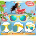 thumbnail image 4 of Lentes de sol para niños OWOOSNI, paquete de 16, protección UV400, recuerdos para fiesta, 4 of 7