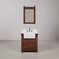 thumbnail image 2 of Water Creation Paisley 30"W Wood Single Bathroom Vanity in Brown and White, 2 of 10