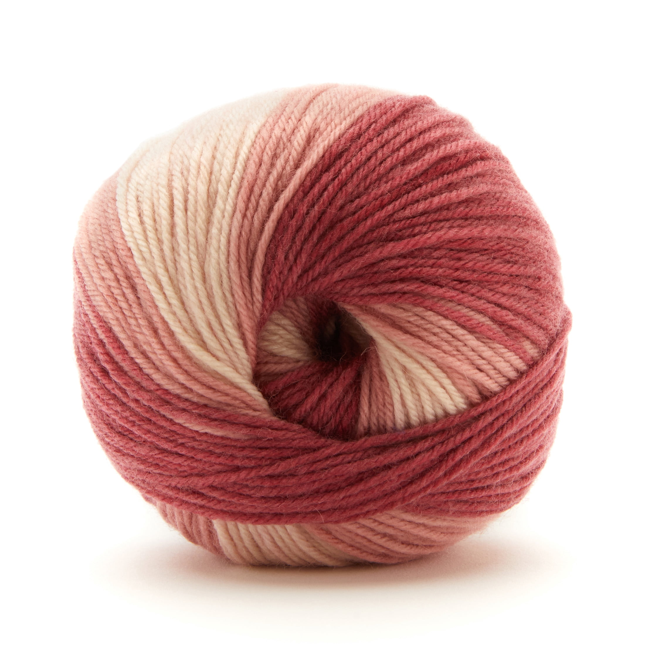 (3 pack) Luxe Merino Yarn by Loops & Threads - Yarn for Knitting - Crochet - Weaving - and Arts & Crafts - Multi - Acrylic Blend - 4.4 oz