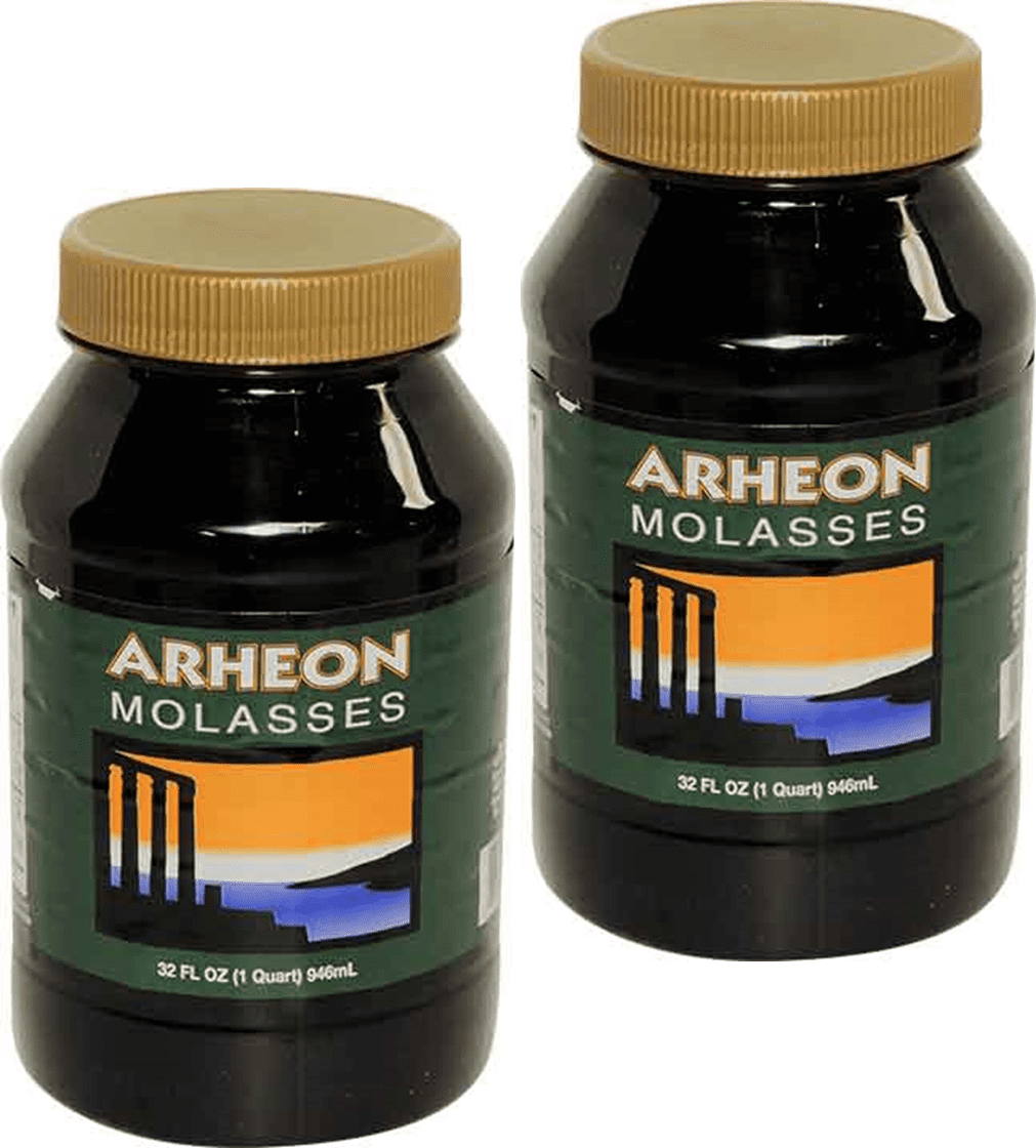 Arheon Brand Molasses, 2Pack 32 fl. oz. Jars