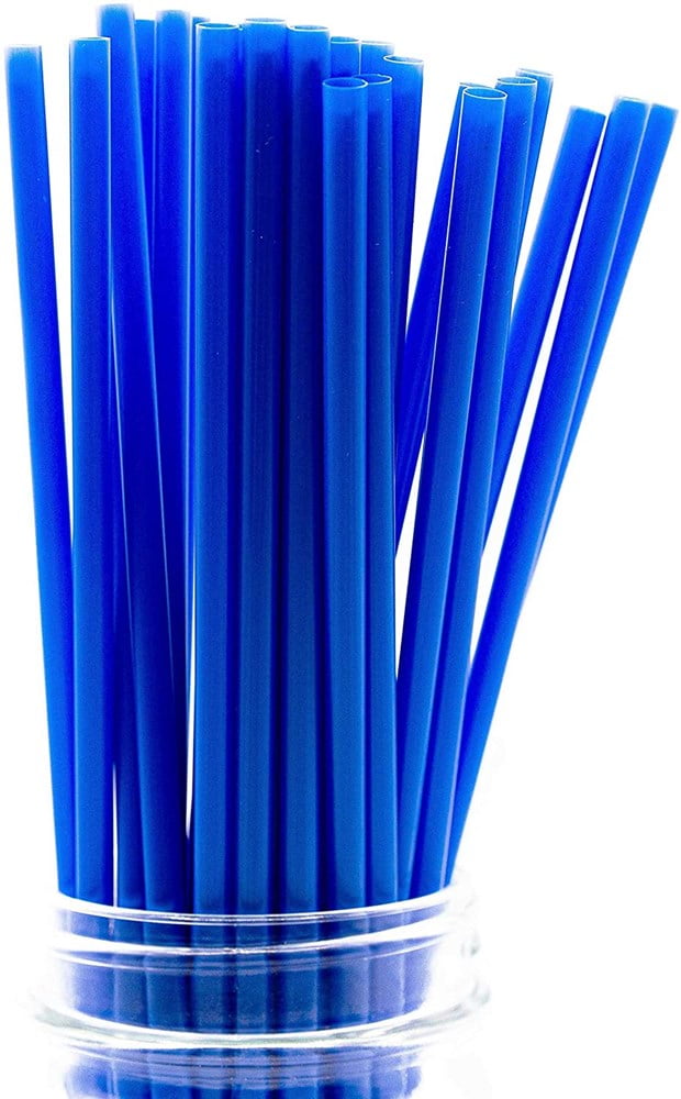Reusable Plastic Replacement Straws – Striped Royal Blue – H&J Liquidators  and Closeouts, Inc