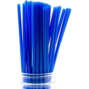 Made in USA Pack of 250 Slim Tall (10" X 0.21") Plastic Drinking Straws (FDA-approved, Non-toxic, BPA-free)