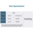 thumbnail image 5 of Catheter Leg Bag Urinary Drainage Foley Catheter Bag Holder Catheter Supplies (1000 ML) Urine Bags for Catheter with Adjustable Waist and Shoulder Belt, 5 of 6