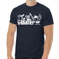 thumbnail image 2 of The Grillfather T-Shirt Funny BBQ Dad Shirt, Grill Master Fathers Day Gift Tee, BBQ Lover Graphic Tee, Family Barbecue Shirt for Dad, 2 of 3
