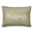 thumbnail image 2 of Creative Products Blessings in Beige 14 x 20 Spun Poly Pillow, 2 of 3
