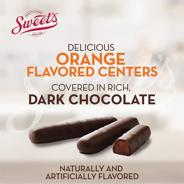 Sweets Dark Orange Chocolate Sticks – Pack Of 2, Gluten Free, Expires 2026