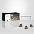 thumbnail image 3 of Xtricity - Suspension Lumineuse, Largeur 24 Pieds', de la Collection Mabel, Noir, 3 of 3