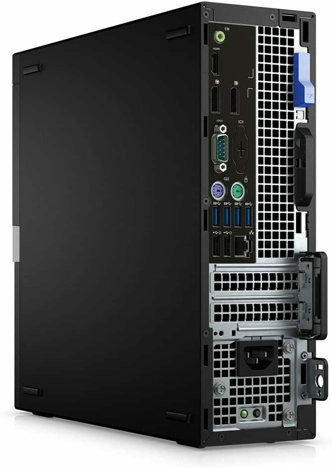 Restored Gaming Dell 7040 SFF Computer Core i5 6th 3.4GHz, 16GB Ram, 2TB HDD, NVIDIA GT 1030, 24" LCD, Keyboard and Mouse, Wi-Fi, Win10 Home Desktop PC (Refurbished)