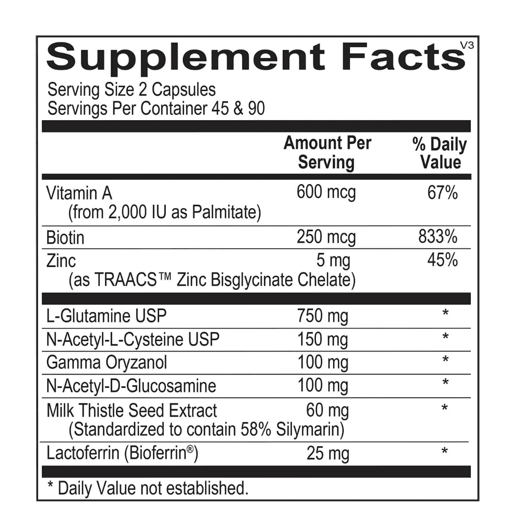 Mucosagen (180 capsules) by Ortho Molecular Products (Large bottle 180ct)