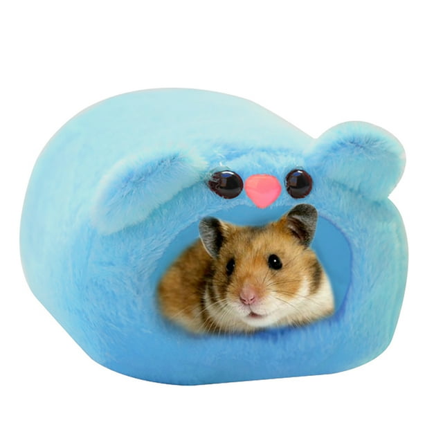 Hamster Grotte Hiver Chaud Mignon Ours Design Hamster Lit Petit Animal Cage Lit