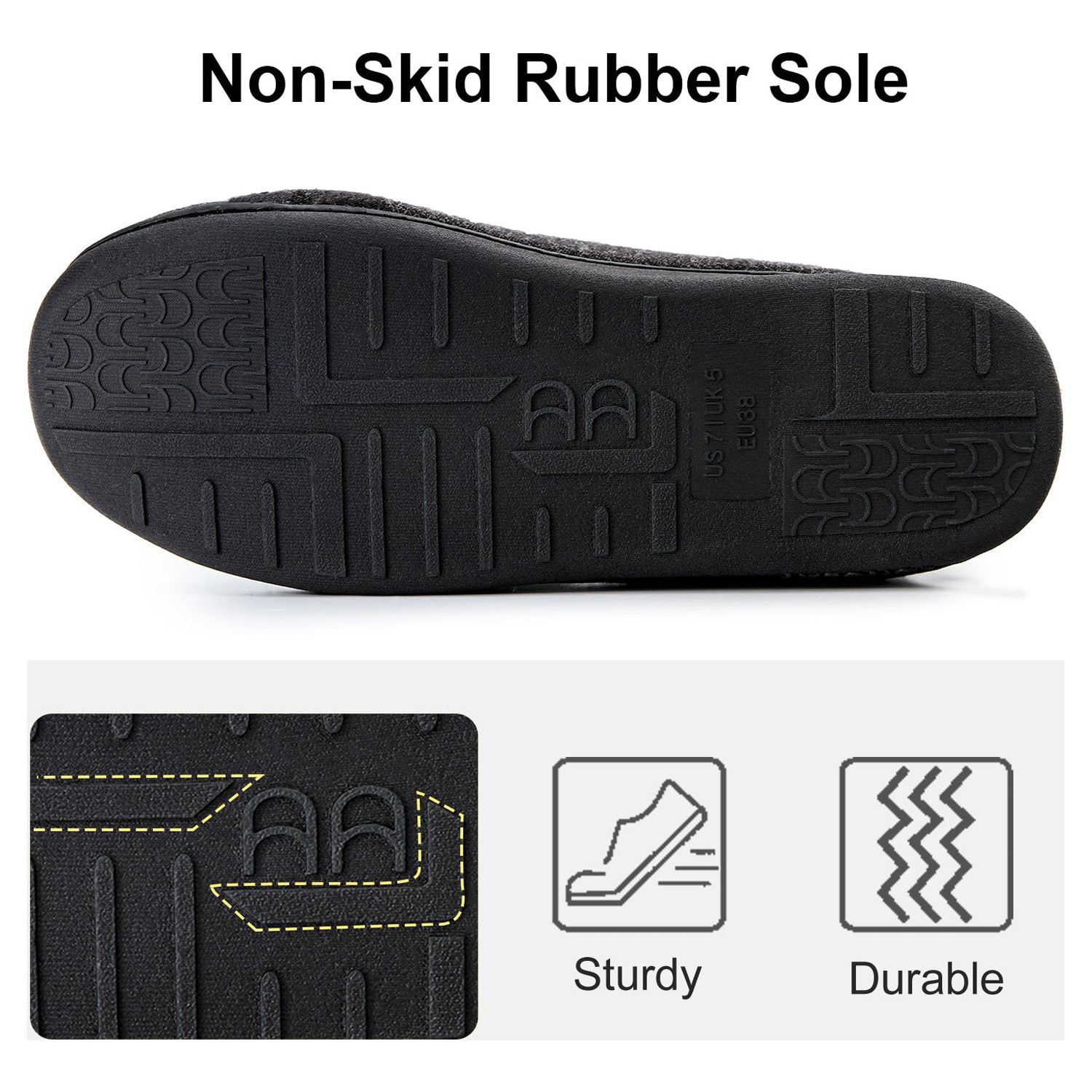 LongBay Women's Adjustable Diabetic Slippers with Memory Foam photo 5