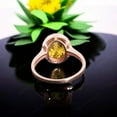 thumbnail image 7 of SHREENATHJEWELRY 8x6MM / 2Ct Vintage Citrine Engagement Ring- CZ Diamond Halo Bridal Wedding Ring Alternative Fine Women Jewelry Birthday Gift For Mother, 7 of 7