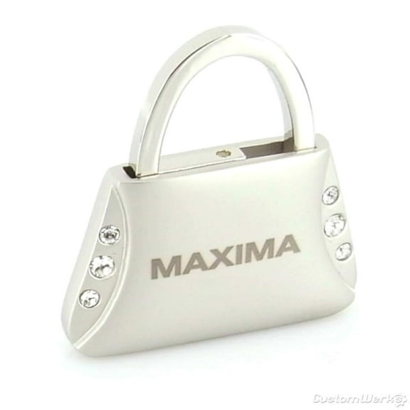 Nissan Maxima Purse Shape Keychain (Chrome)