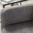thumbnail image 4 of Furniture of America Kaity Mid-Century Modern Fabric Tufted Loveseat in Gray, 4 of 6