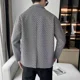 thumbnail image 2 of Abrigos de fiesta, chaqueta corta para hombre, trajes y blazers grises para hombre, moda recortada 2024, ropa masculina elegante, premium, sencilla y con botones, 2 of 5