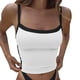 thumbnail image 1 of Gibobby Camiseta básica de verano con cuello redondo y sin mangas para mujer(Blanco,M), 1 of 5