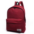 thumbnail image 1 of Mochila de tela Oxford de color sólido, mochila escolar para estudiantes de secundaria, mochila de estilo universitario, bolsa de viaje de moda para hombres y mujeres (rojo) ShuxiuWang 8390612203626, 1 of 1