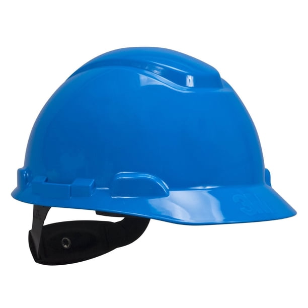 Casco de seguridad 3M H-703R azul, ligero y ajustable con matraca